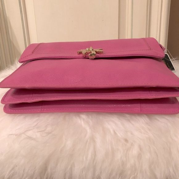 Juicy Couture Leni Charm Leather Shoulder Bag NWT - Picture 5 of 13